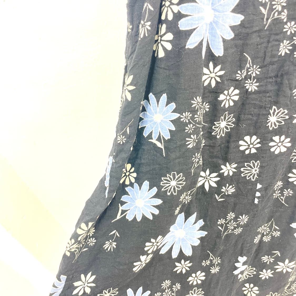 Dark navy flower sleeveless dress 상품이미지3