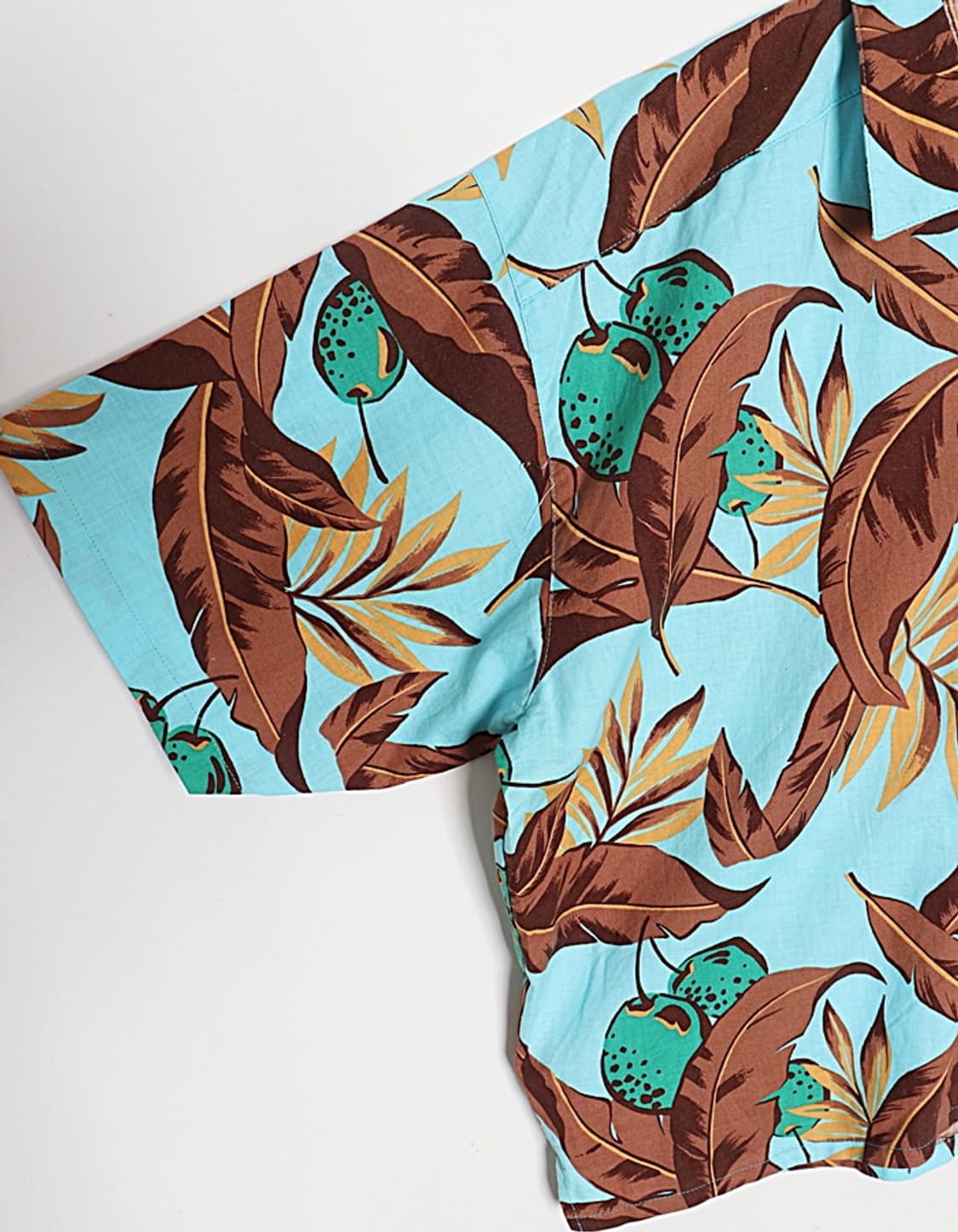 NEWS SELECTION Croped Aloha Shirts 상품이미지4