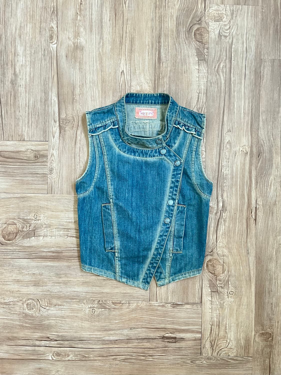 LEVIs 더블 데님 베스트 자켓 상품이미지1