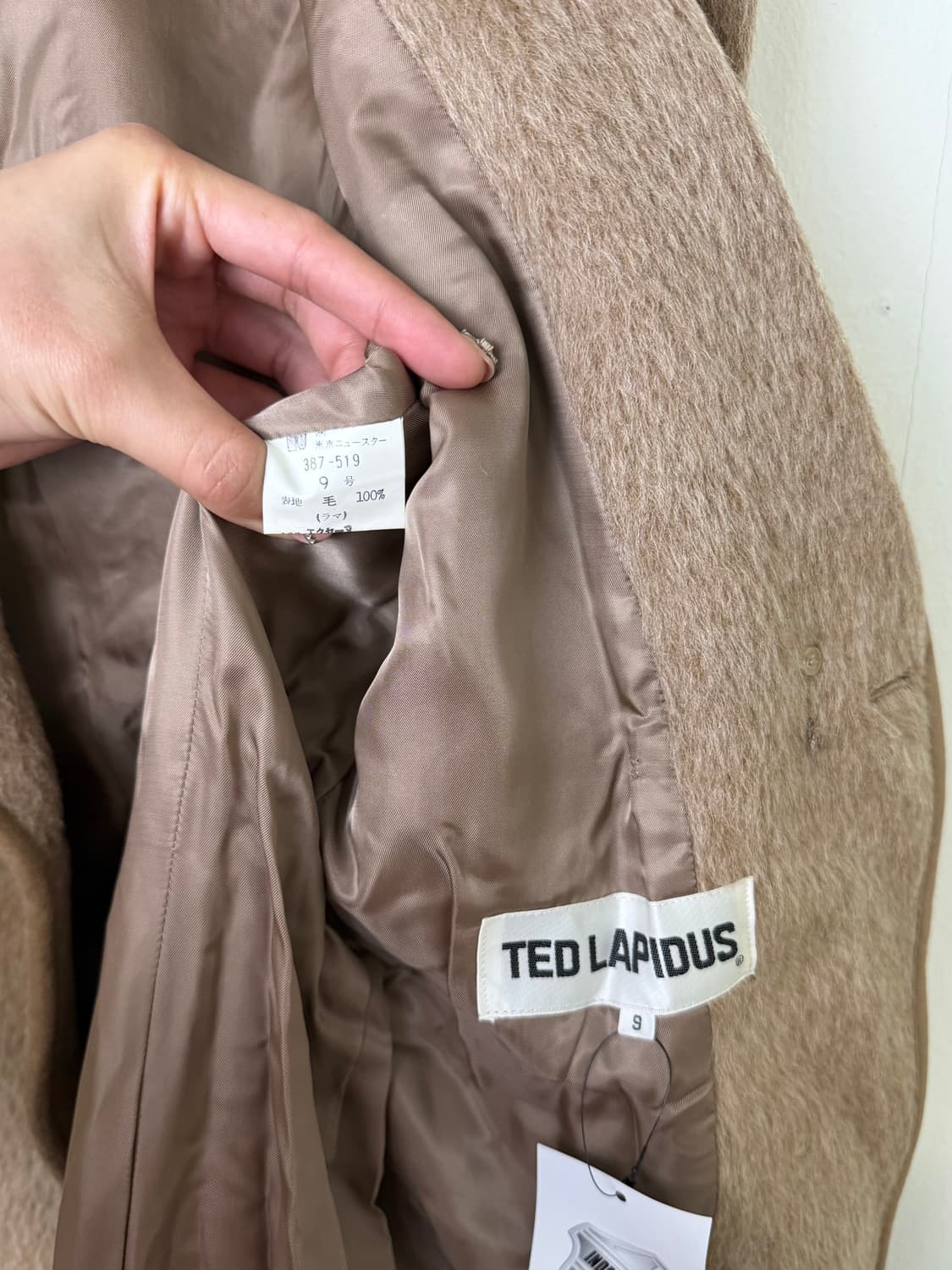 TED LAPIDUS 라마 울 코트 상품이미지5