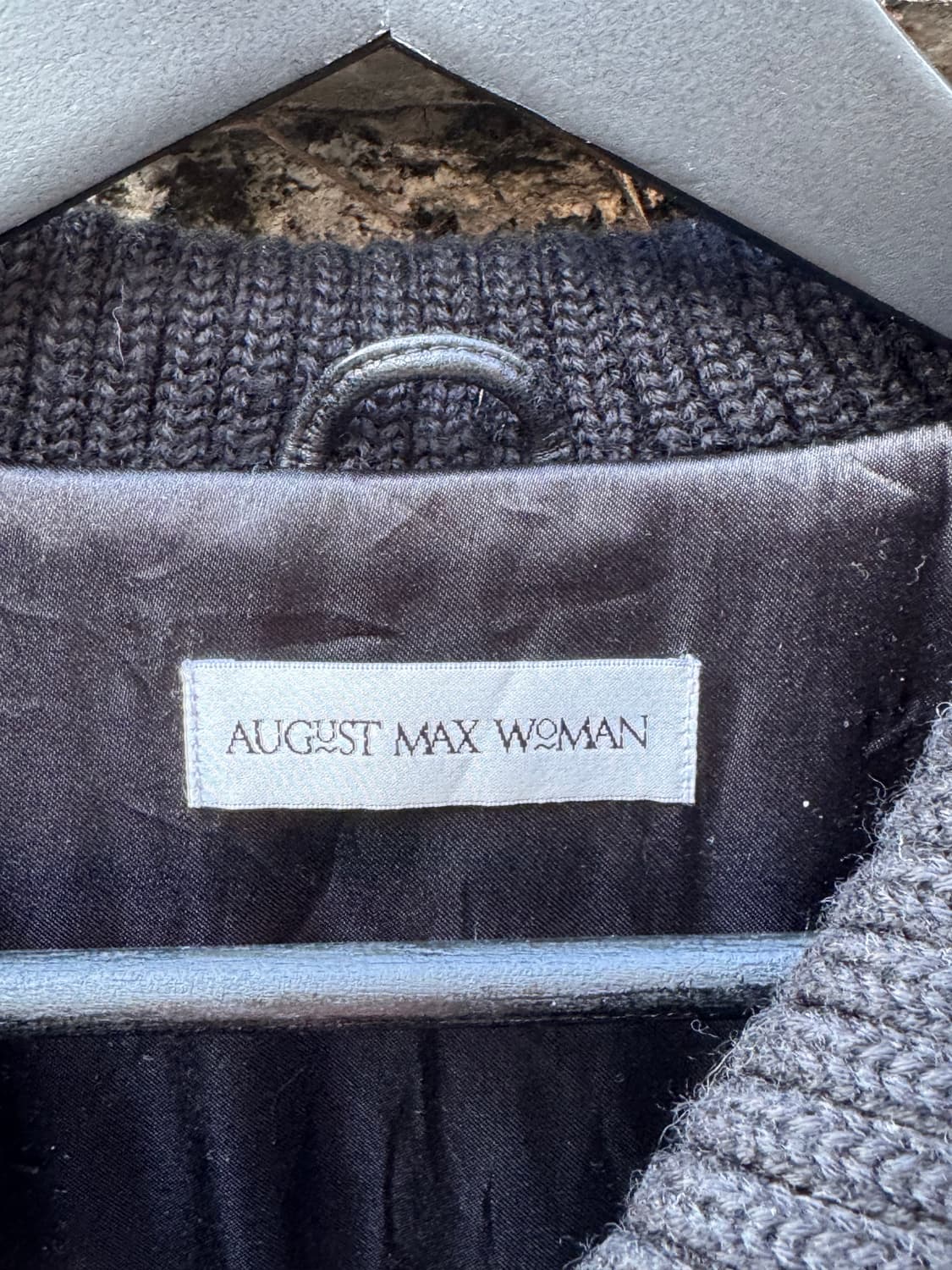 어거스트 맥스 우먼 양가죽 니트 믹스 가죽코트  상품이미지4