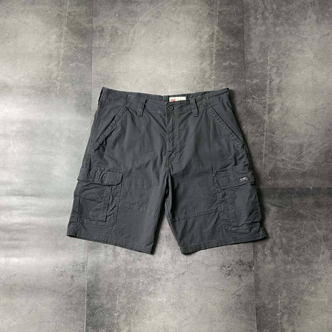 WRANGLER 랭글러 빈티지 차콜 카고 하프 팬츠 A00748 상품이미지1