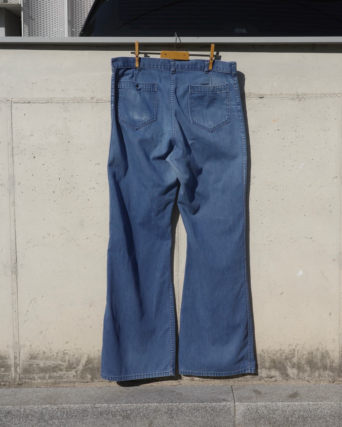 70-80s U.S.N Navdungaree 벨보텀 데님 플레어팬츠 상품이미지6