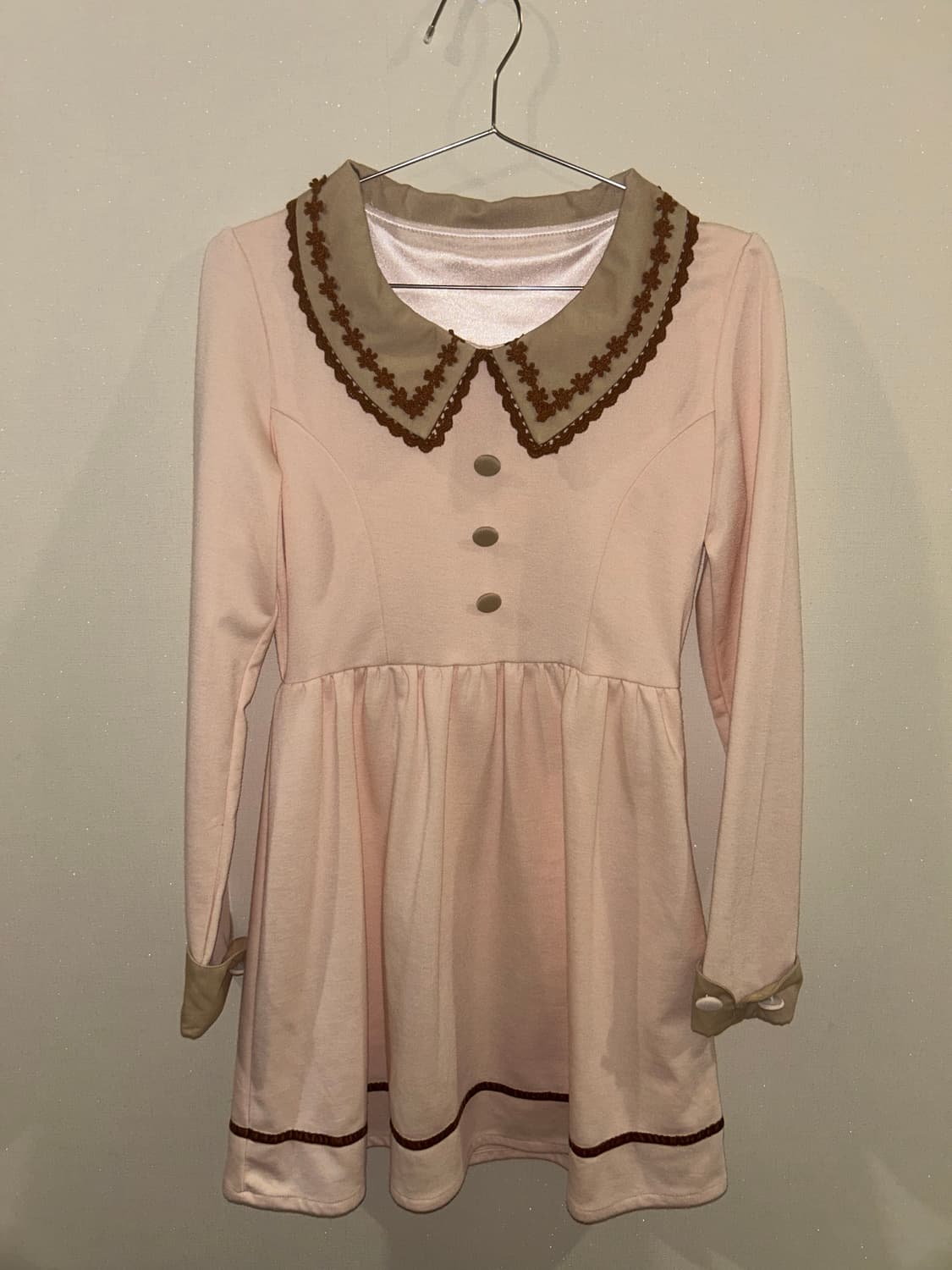 빈티지 옷 벼룩 할인 여성 원피스 모음 모리 버버리 체크 하이틴 니트 상품이미지5