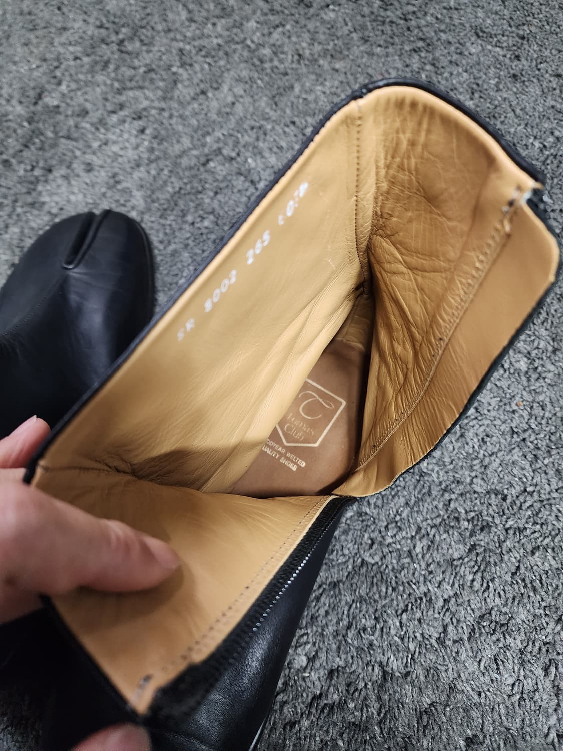 토마스클럽 블랙 가죽 타비 265 사이즈 상품이미지8