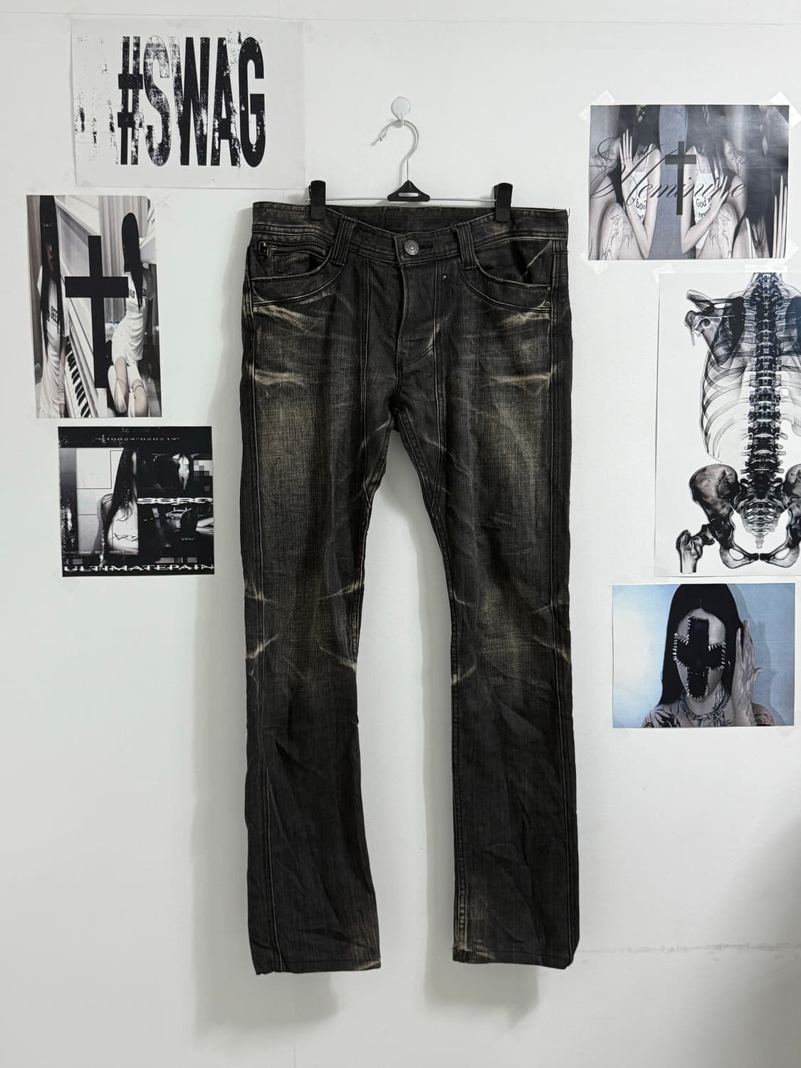 00s grunge mood washing jeans 상품이미지1