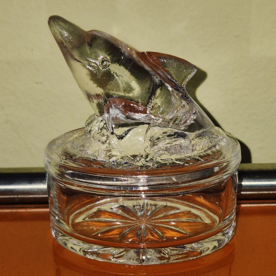 80s 프랑스 루미낙 돌고래 글라스 트링켓 상품이미지5