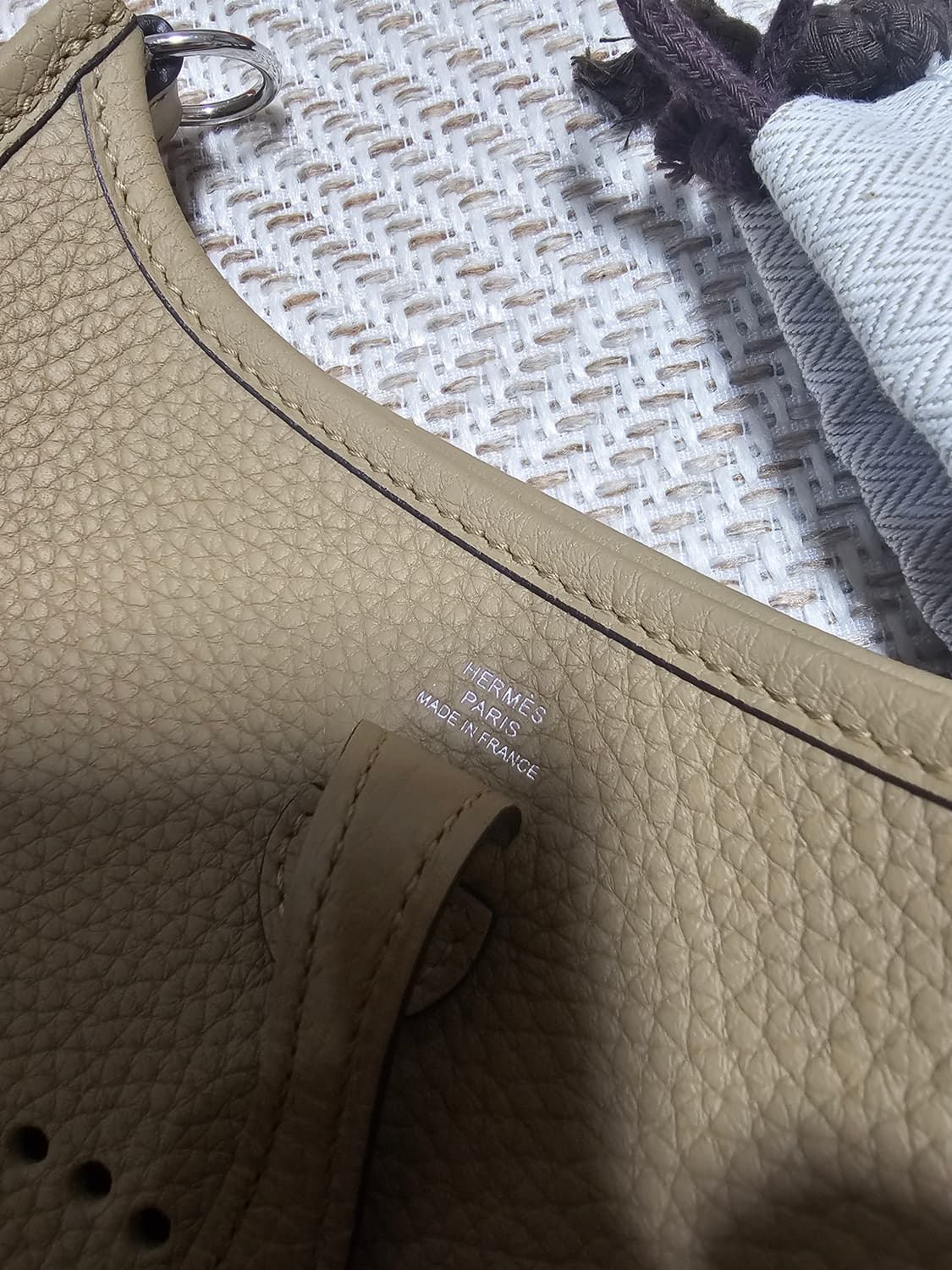 에르메스 미니 에블린 뿌시에르 박스채 새제품 k각인 상품이미지3