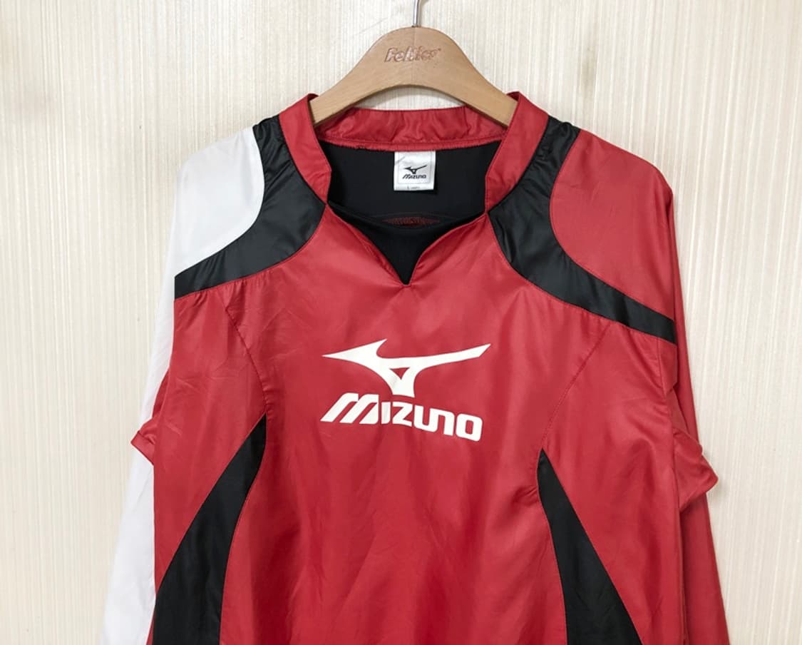 미즈노(MIZINO) 축구/풋살 긴팔 윈드브레이커셔츠/빅로고피스테 L 상품이미지6
