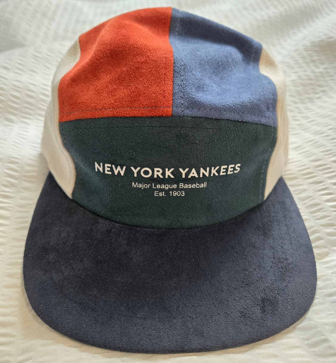 MLB 뉴욕 양키스 하프 앤 하프 스웨이드 캠프캡 상품이미지6