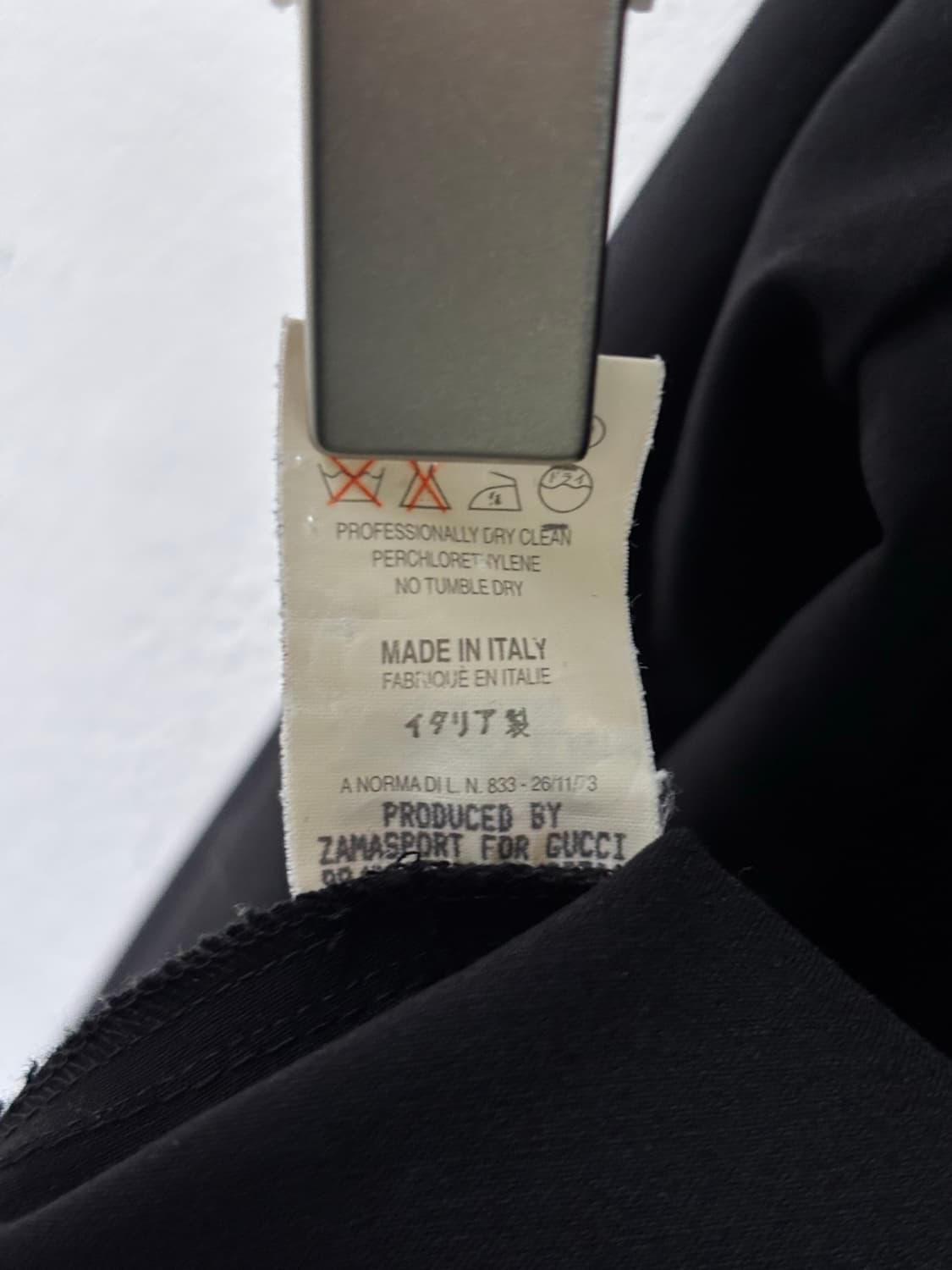 구찌 by 톰포드 98FW 블랙 울 셔츠  상품이미지6