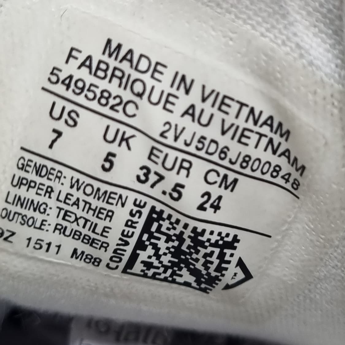 컨버스 척테일러 레더 여성하이탑240  상품이미지6