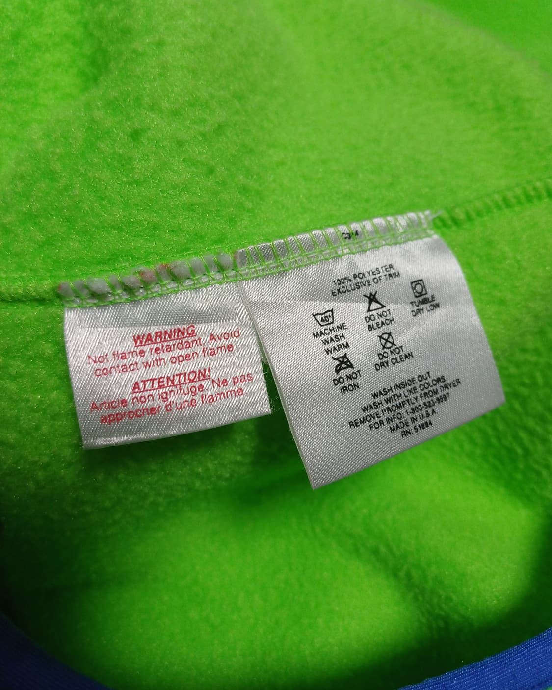 🇺🇸 [S] 파타고니아 신칠라 스냅티 올드 모델 - 네온 그린 상품이미지10