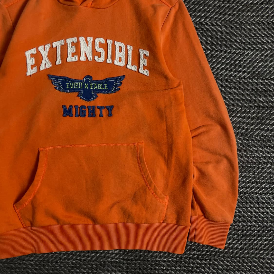 에비수 y2k 빅로고 올드스쿨 후드 티셔츠o 3317 상품이미지2