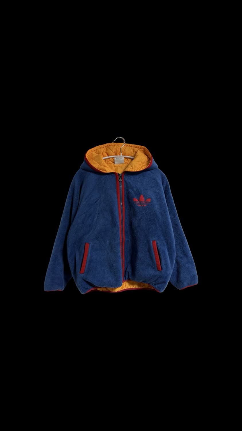 아디다스 키즈 플리스 후드 집업 상품이미지1