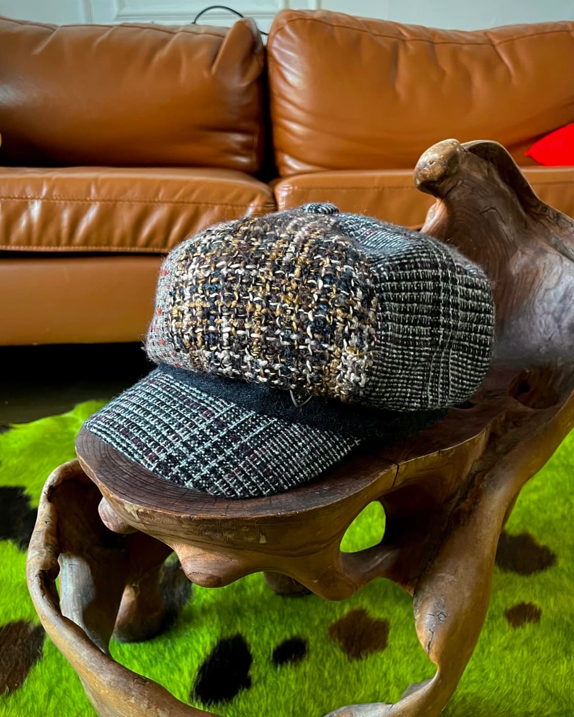 2000s renoma Paris 6-Panel Newsboy Cap 상품이미지6