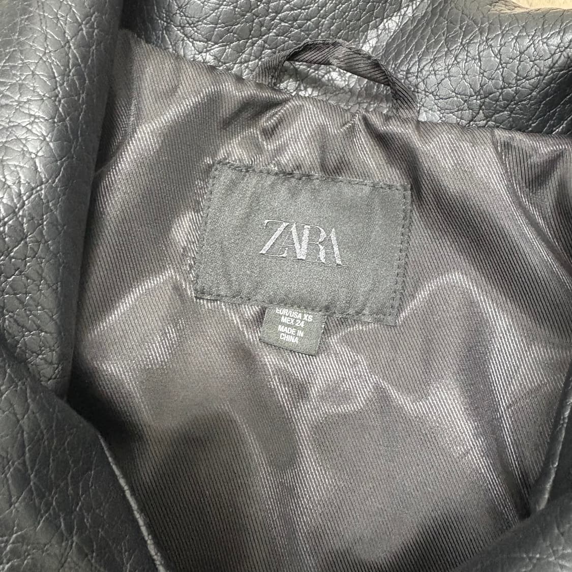 자라 레더자켓 공용 상품이미지7