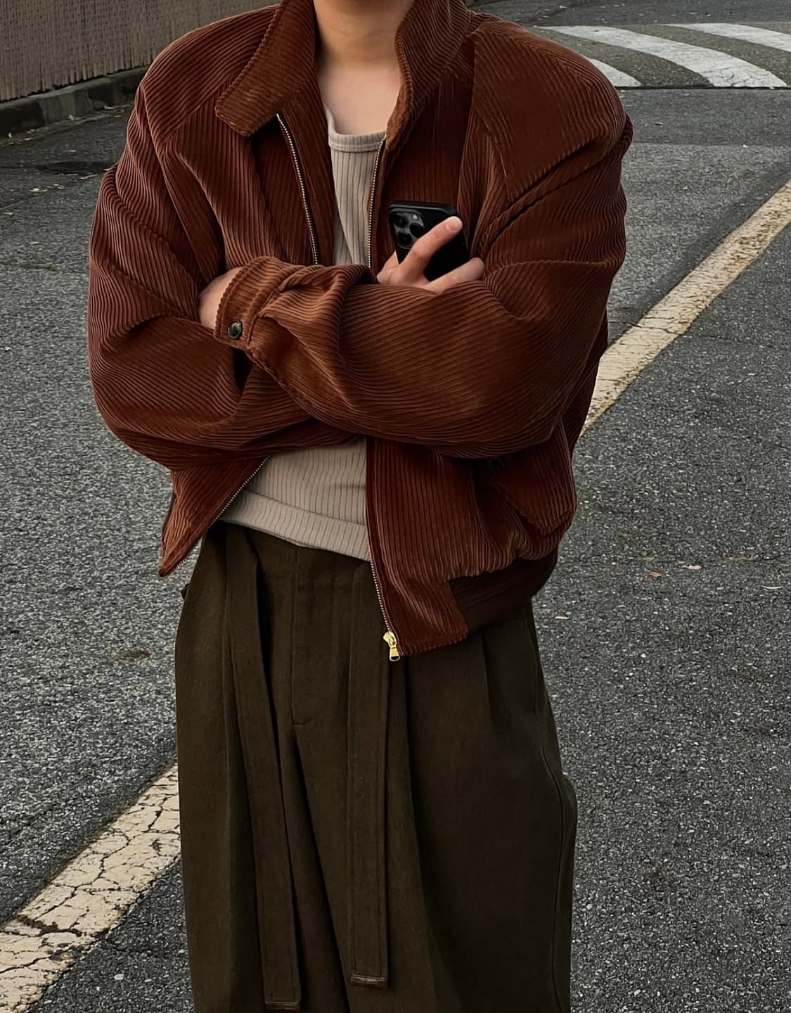 렉토 잭 코듀로이 해링턴 자켓 M 상품이미지5