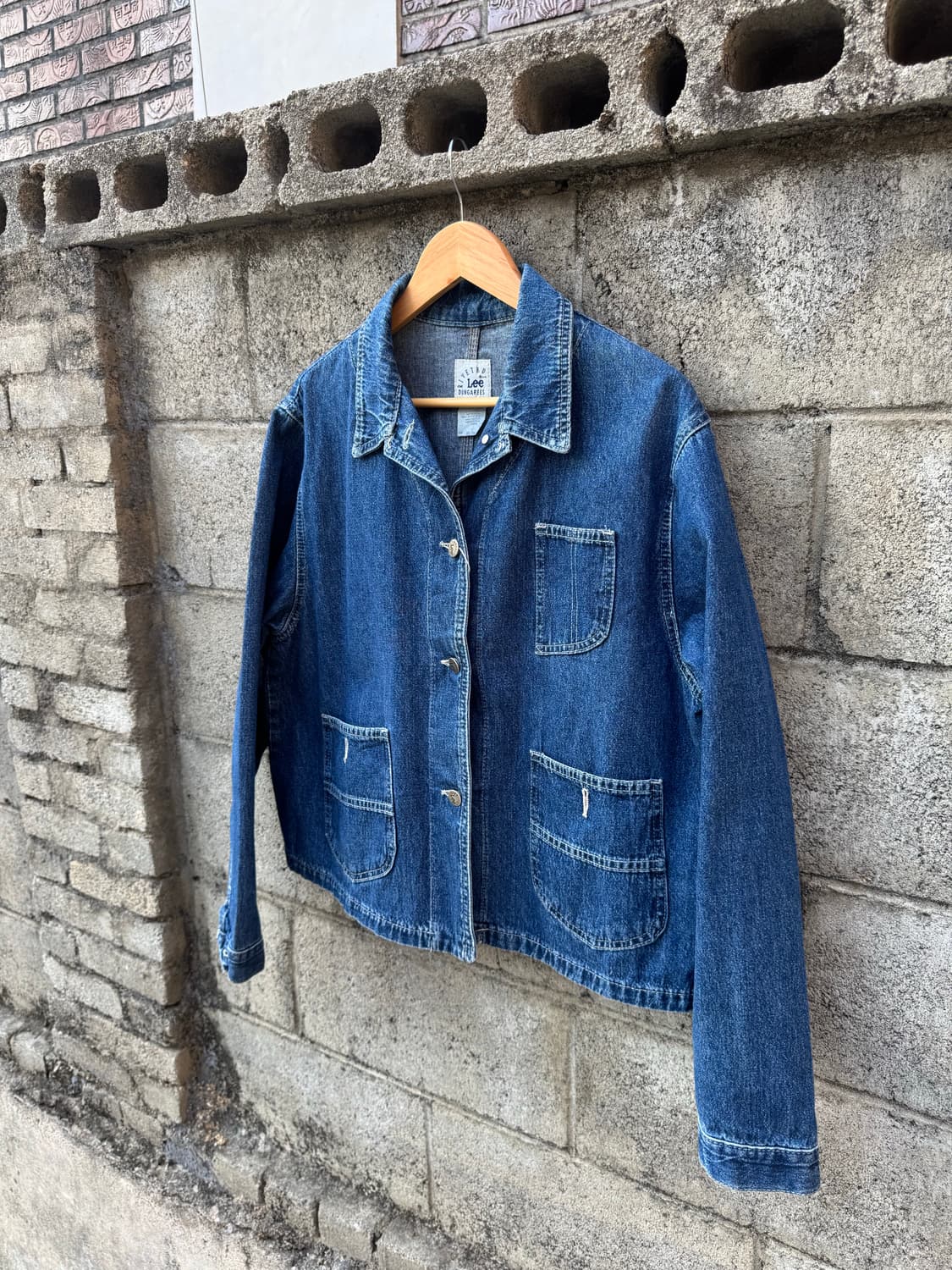 80~90s lee 덩가리 빈티지 숏기장 신치백 데님 초어 자켓 상품이미지3