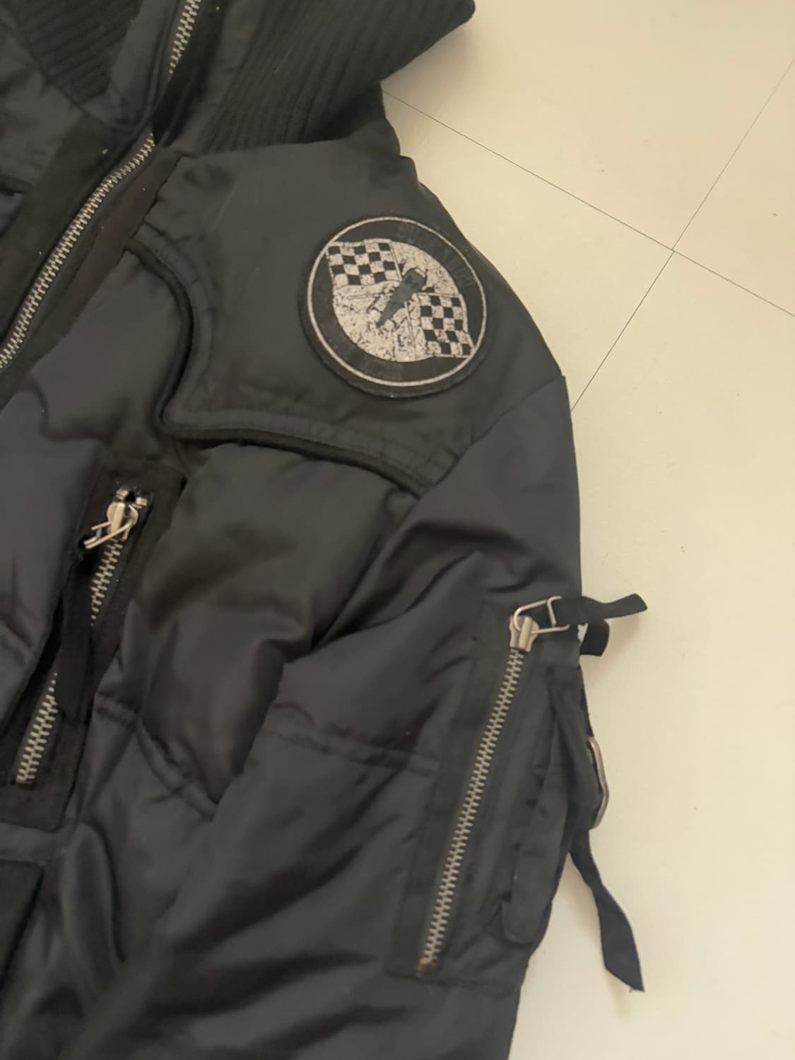 • Black Buckaroo ma-1 Detail High-neck P 상품이미지8