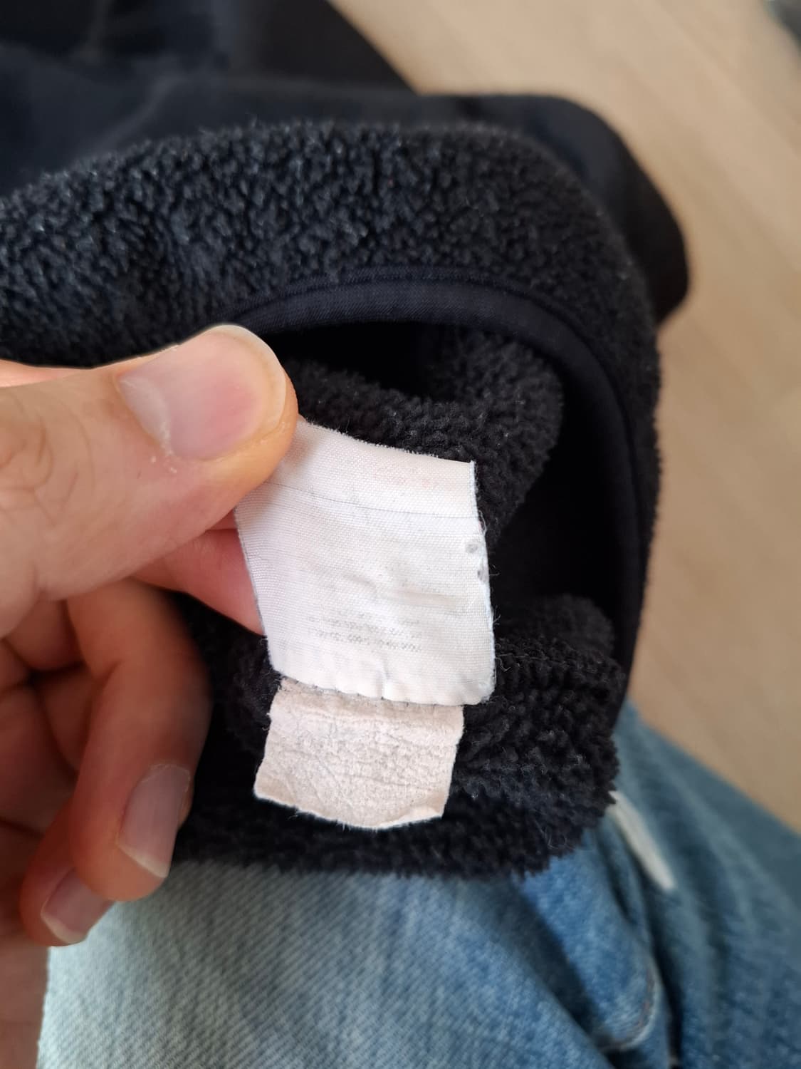 XL 파타고니아 90s 신칠라 블랙 플리스 풀오버 상품이미지8