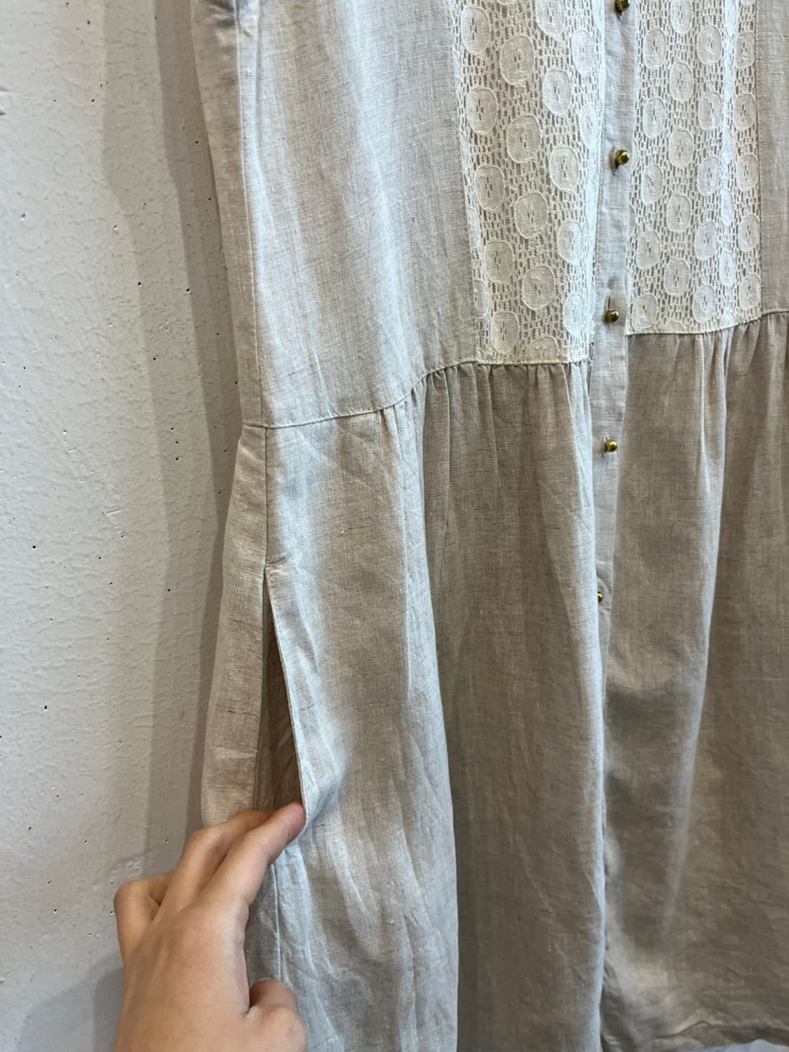 POU DOU DOU 퓨어린넨 원피스 상품이미지3