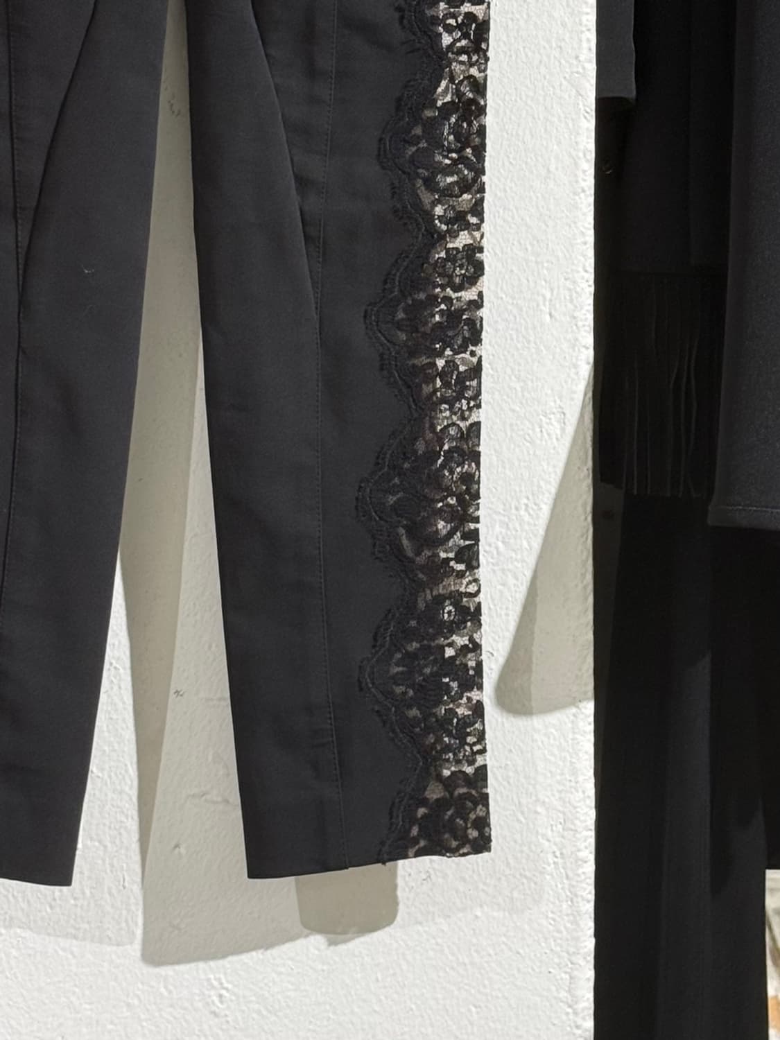 스텔라 매카트니 블랙 레이스 슬림핏 팬츠 상품이미지5