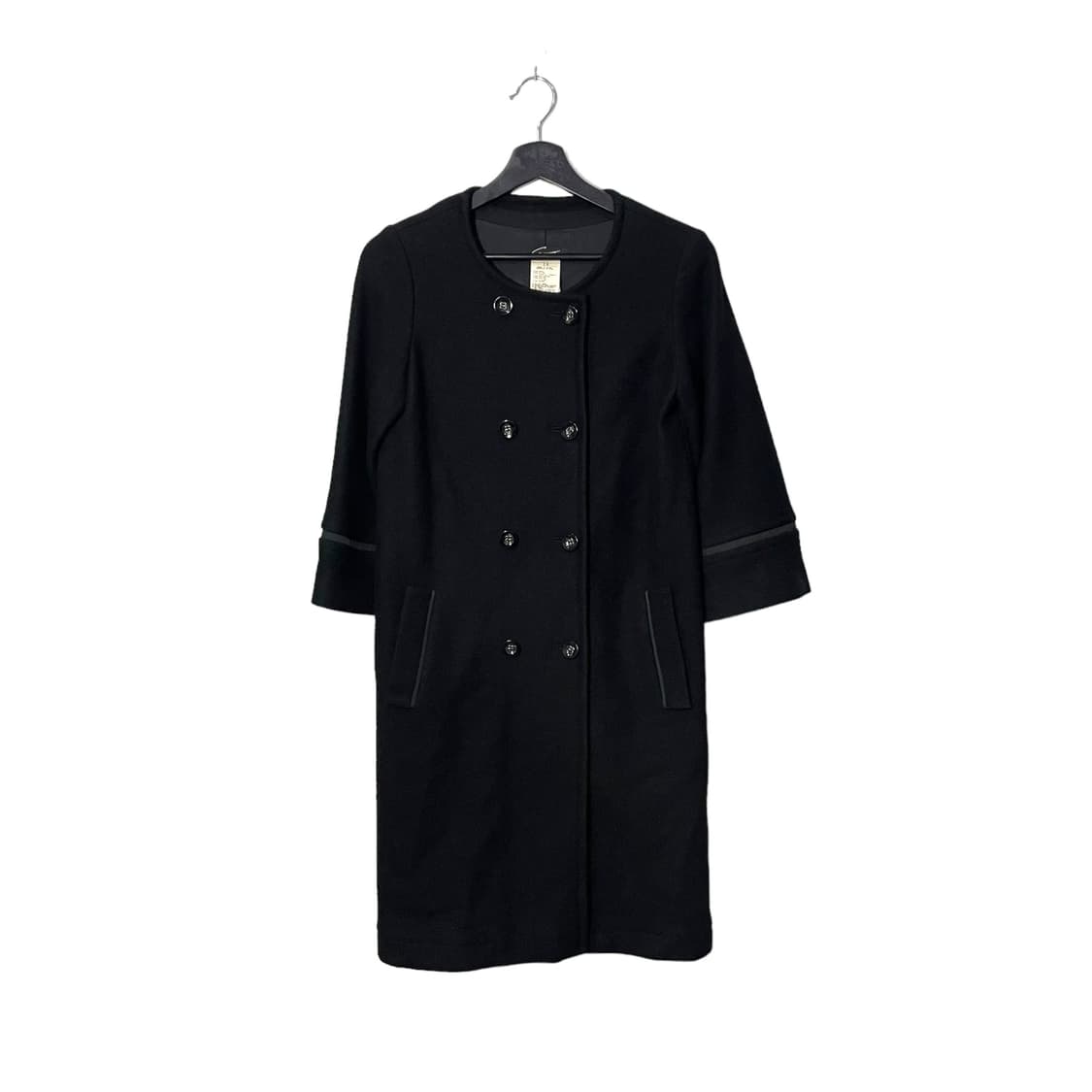 울 노카라 더블 코트 상품이미지1