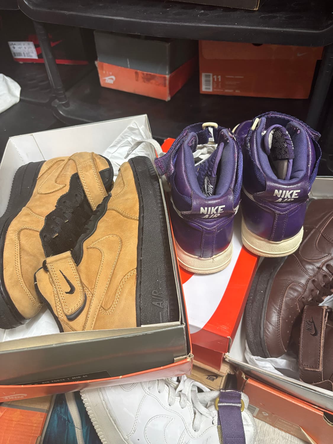 93 나이키 에어포스1 갈검창 신품275 상품이미지2