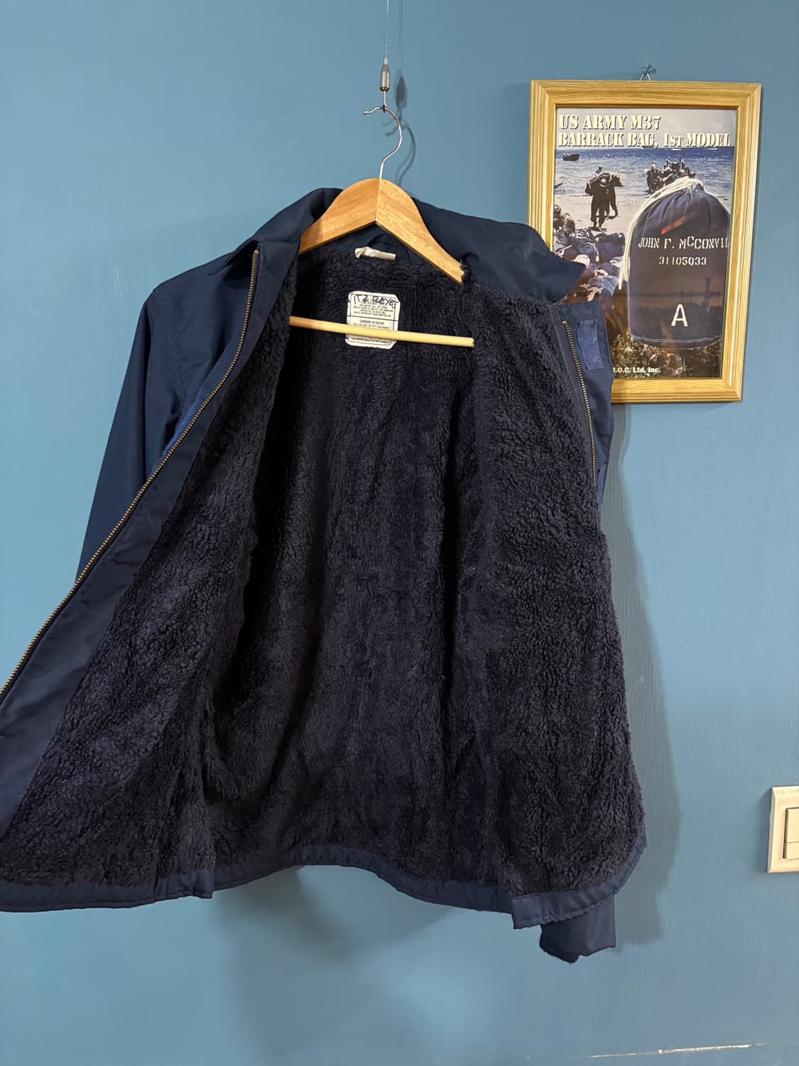 90's U.S Navy A-2 Deck Jacket. 상품이미지8