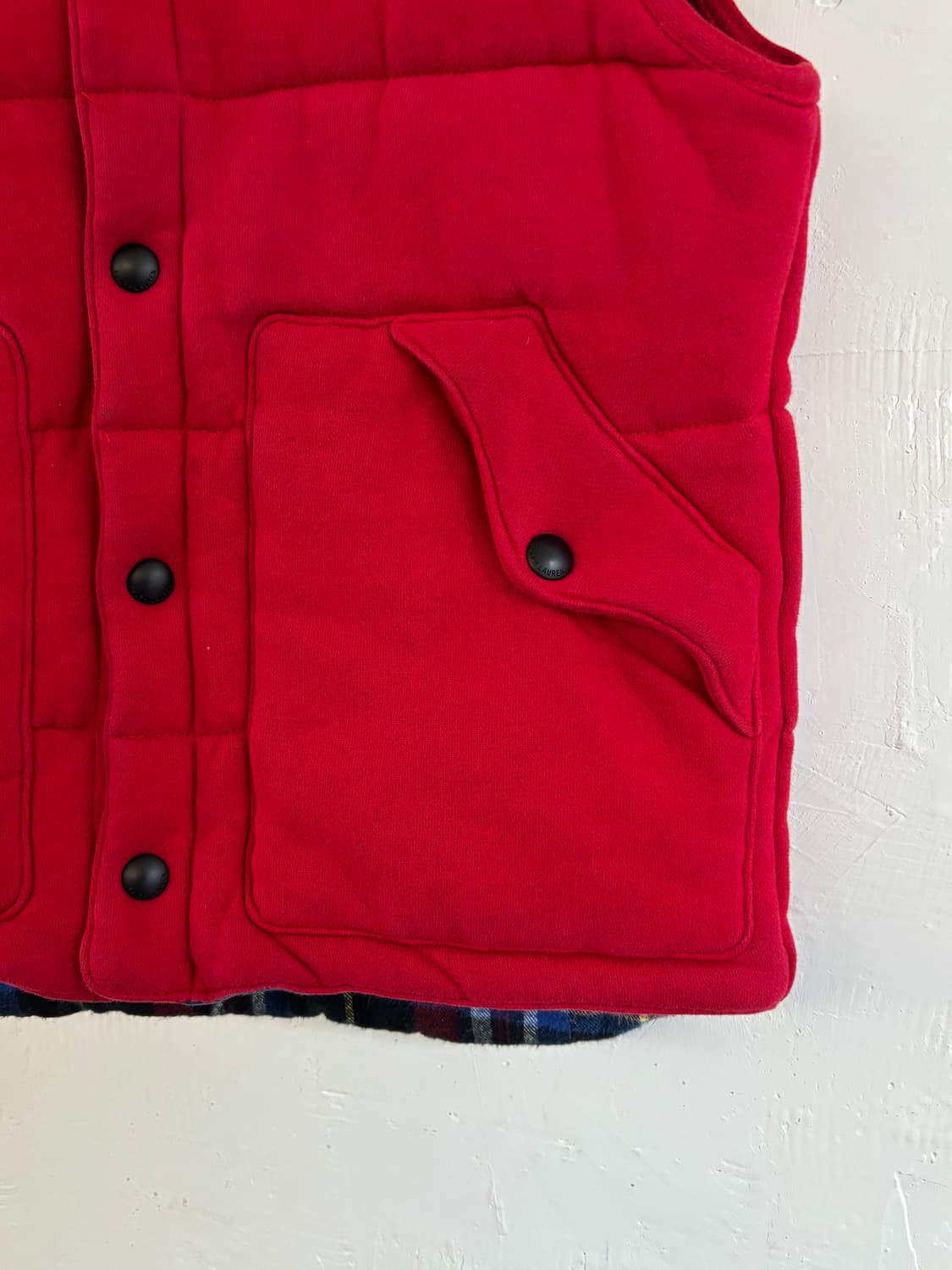 Polo 폴로 랄프로렌 레드컬러 패딩 베스트 상품이미지5