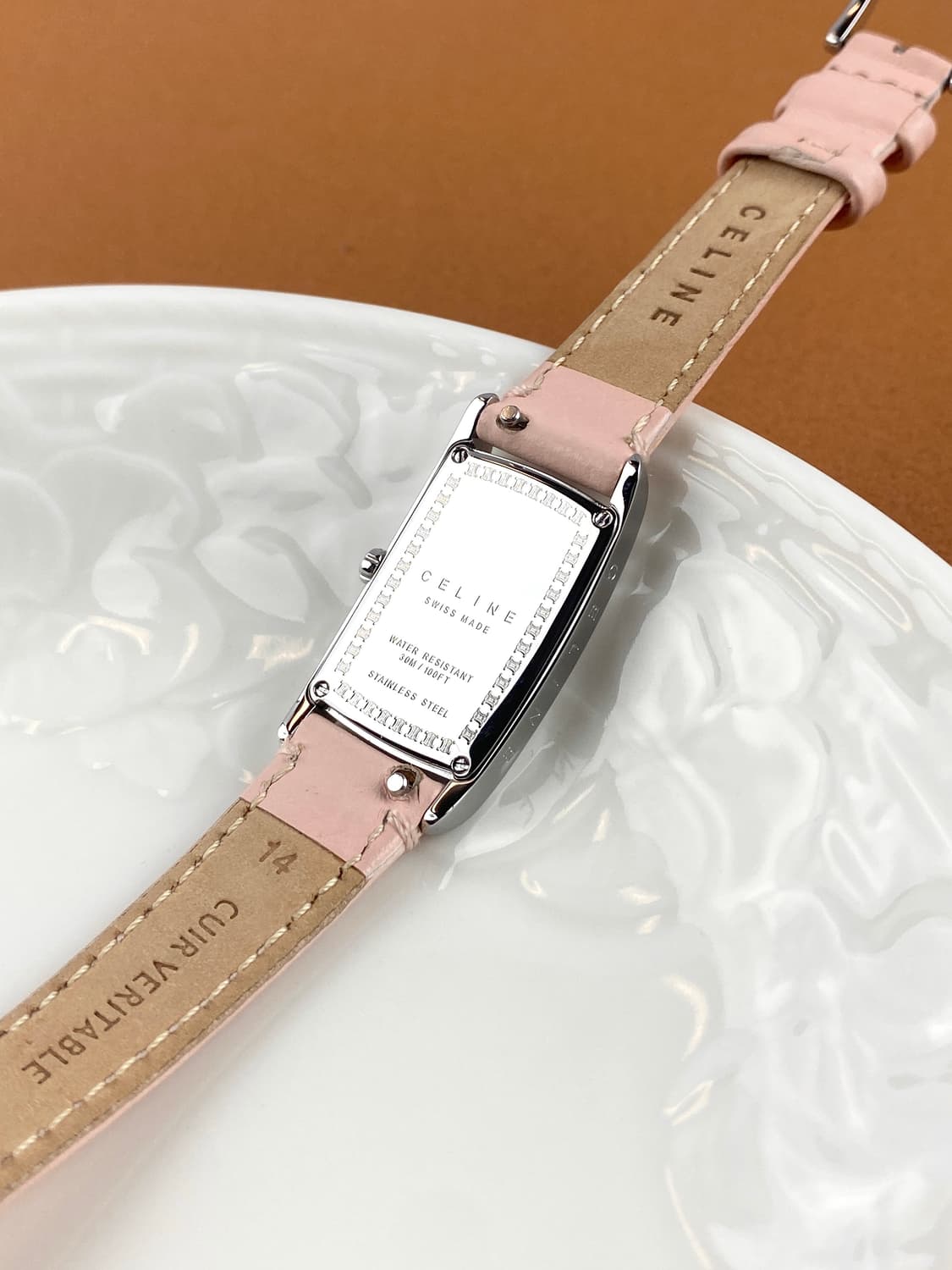  [FULL SET]CELINE lady pink square watch 상품이미지8