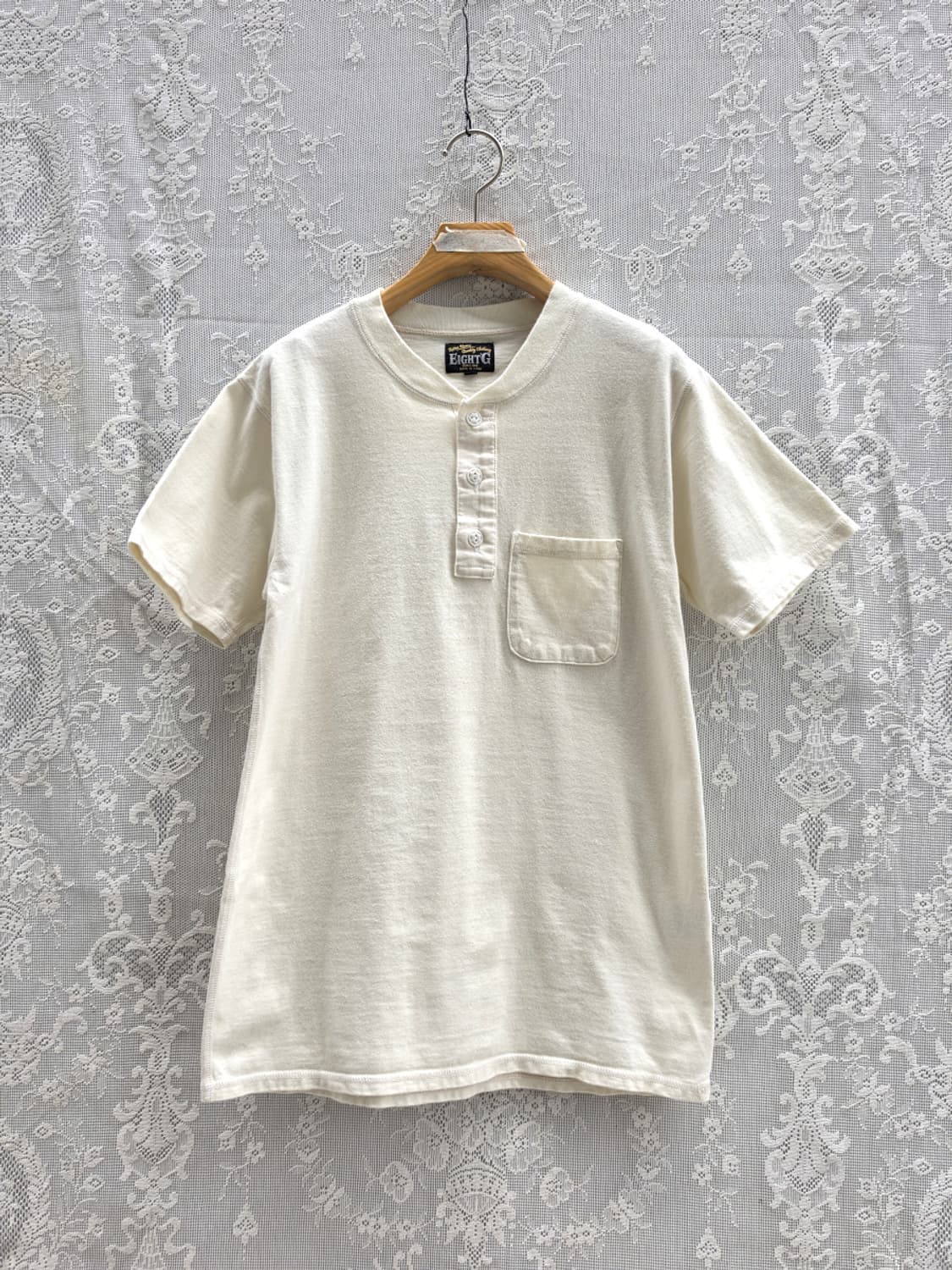 에이트지(EIGHT-G) (made in japan) 헨리넥 상품이미지1