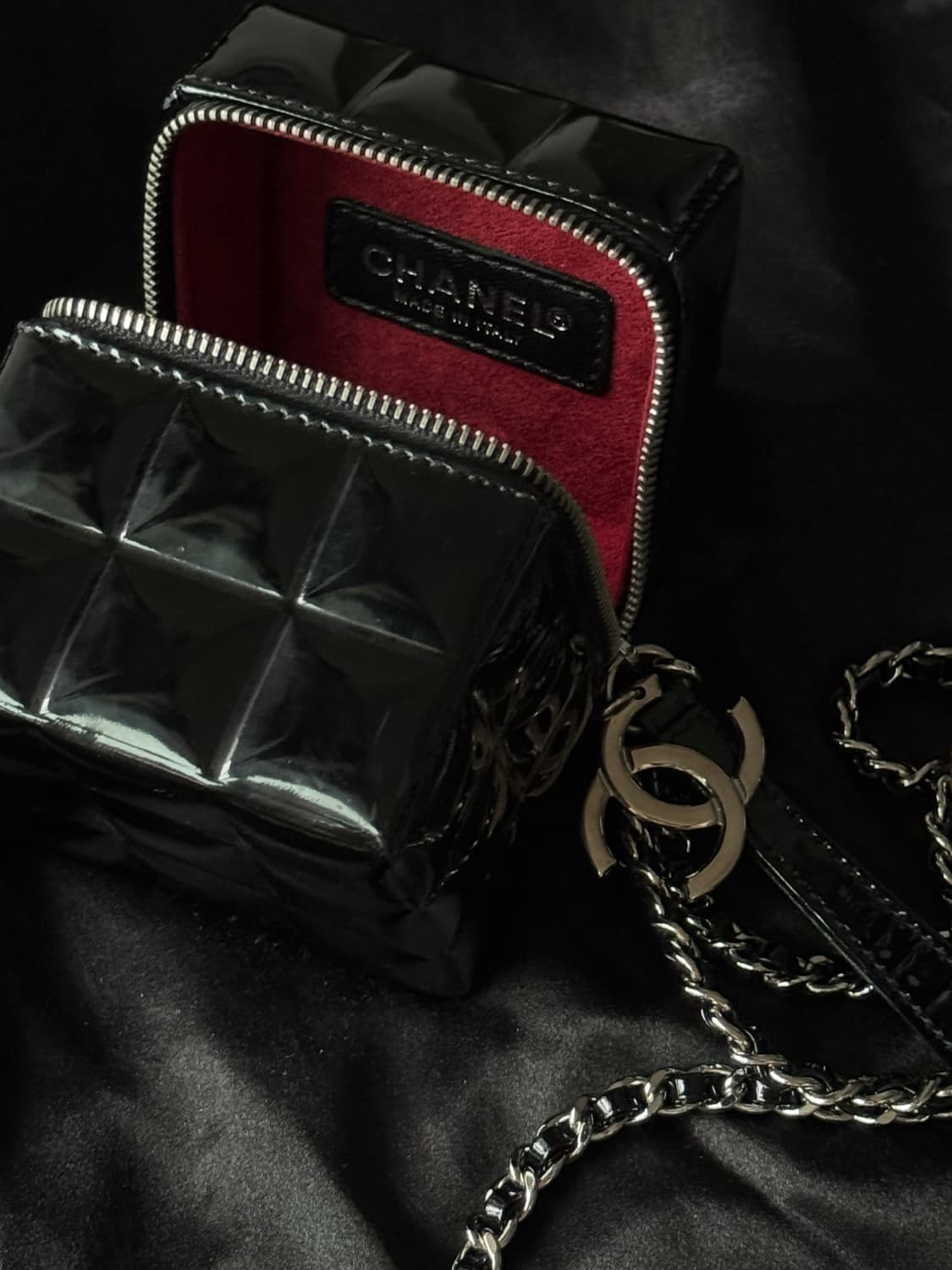 샤넬 페이던트 큐브 CC 클러치백 상품이미지5