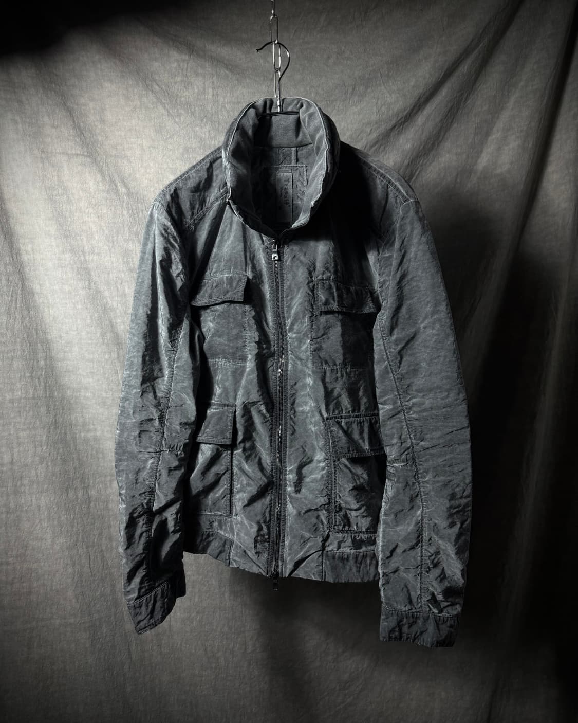 Transit Uomo Crinkled Nylon Wind Jacket  상품이미지2
