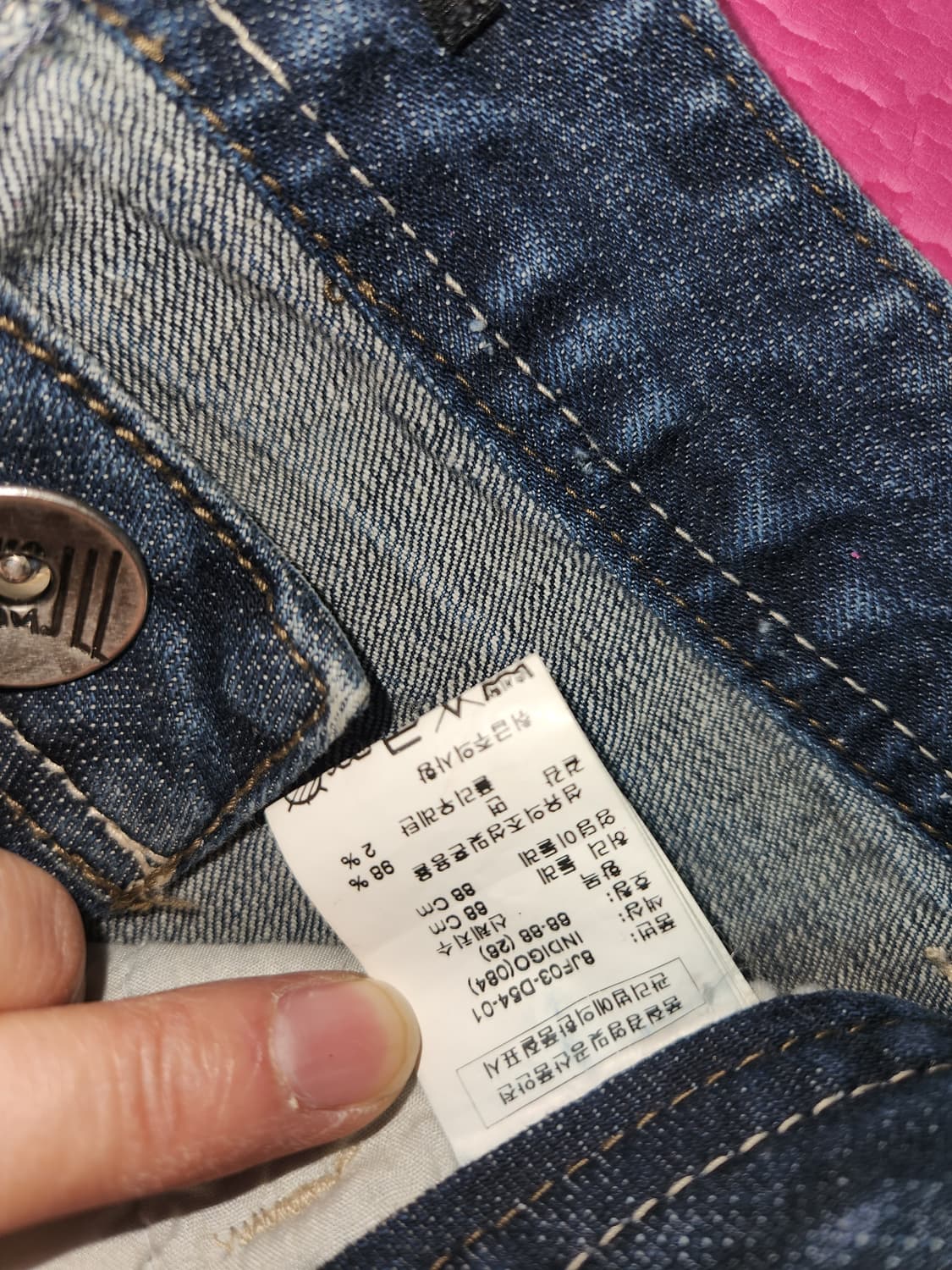 JACK AND JILL 데님 미니 스커트28 상품이미지3