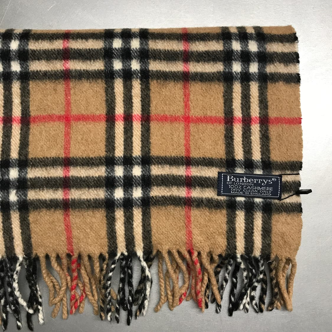 버버리 정품 캐시미어 머플러 베이지 상품이미지3