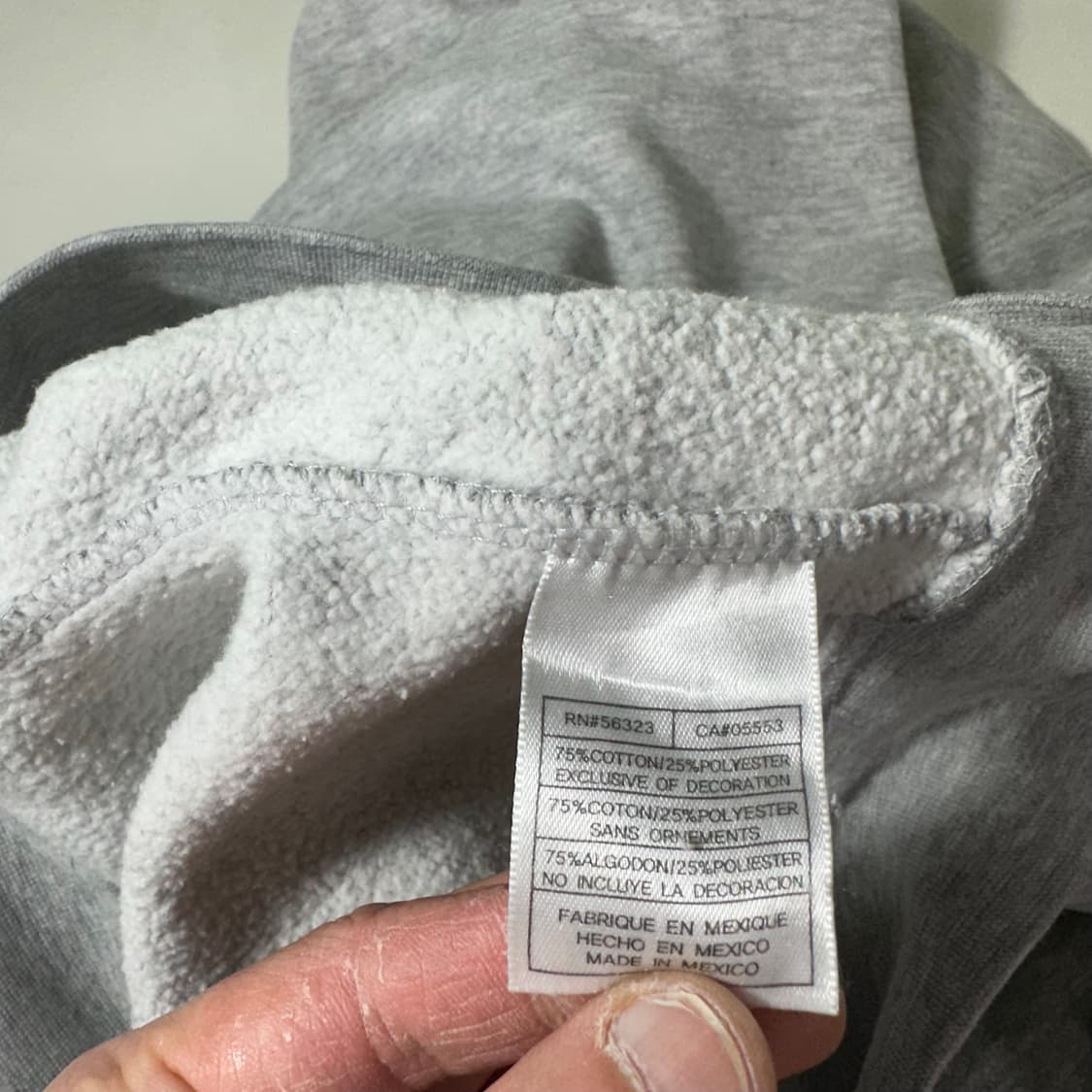 L-XL 나이키 USA CAL 오버핏 그레이 스웻 후드티 상품이미지6