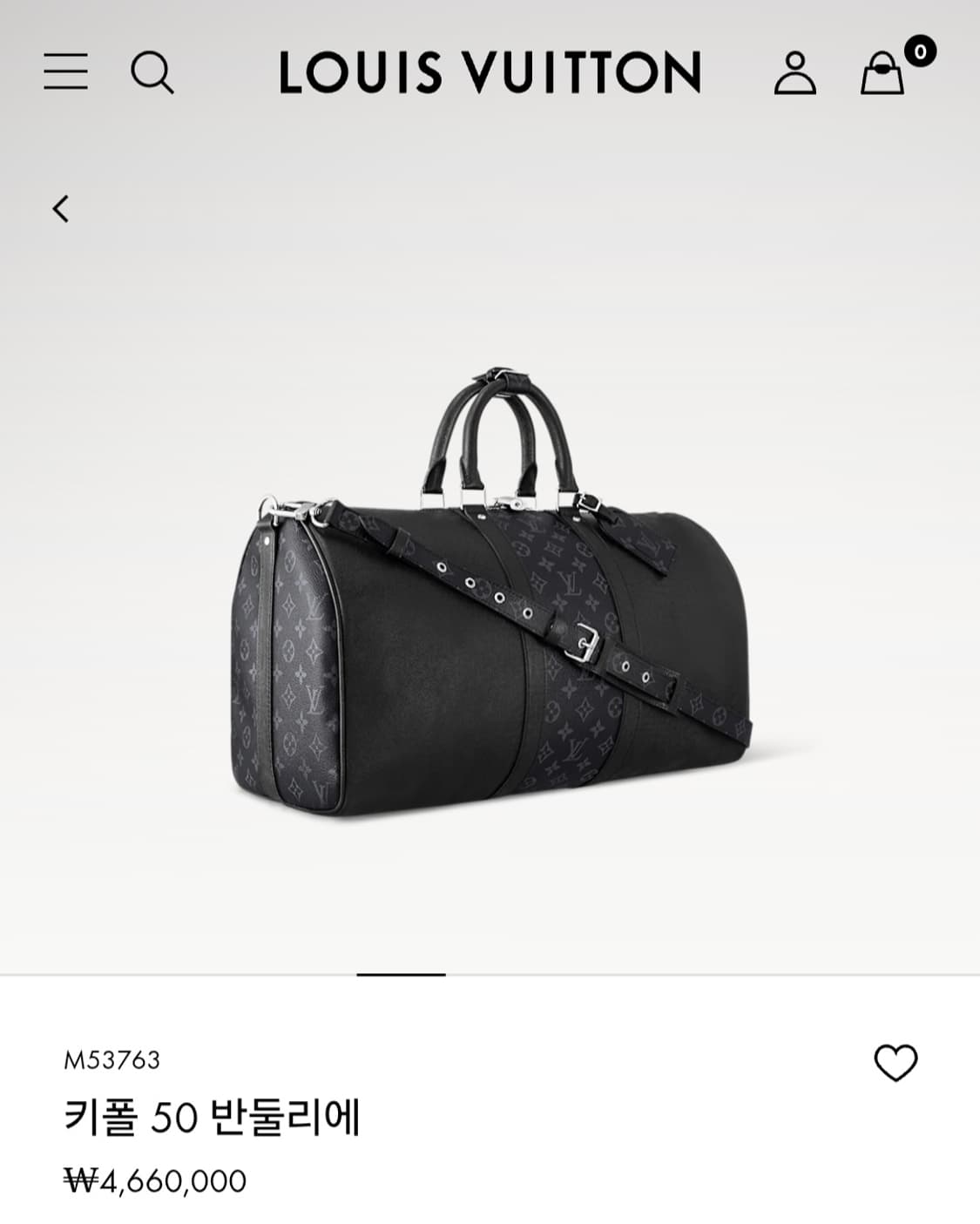 루이비통 키폴50 모노그램 이클립스 리버스 타이가 상품이미지4