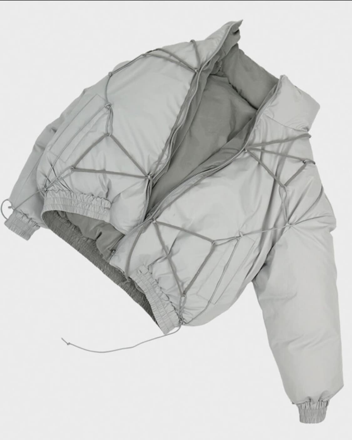 오호스 리버시블 패딩 그레이 상품이미지3