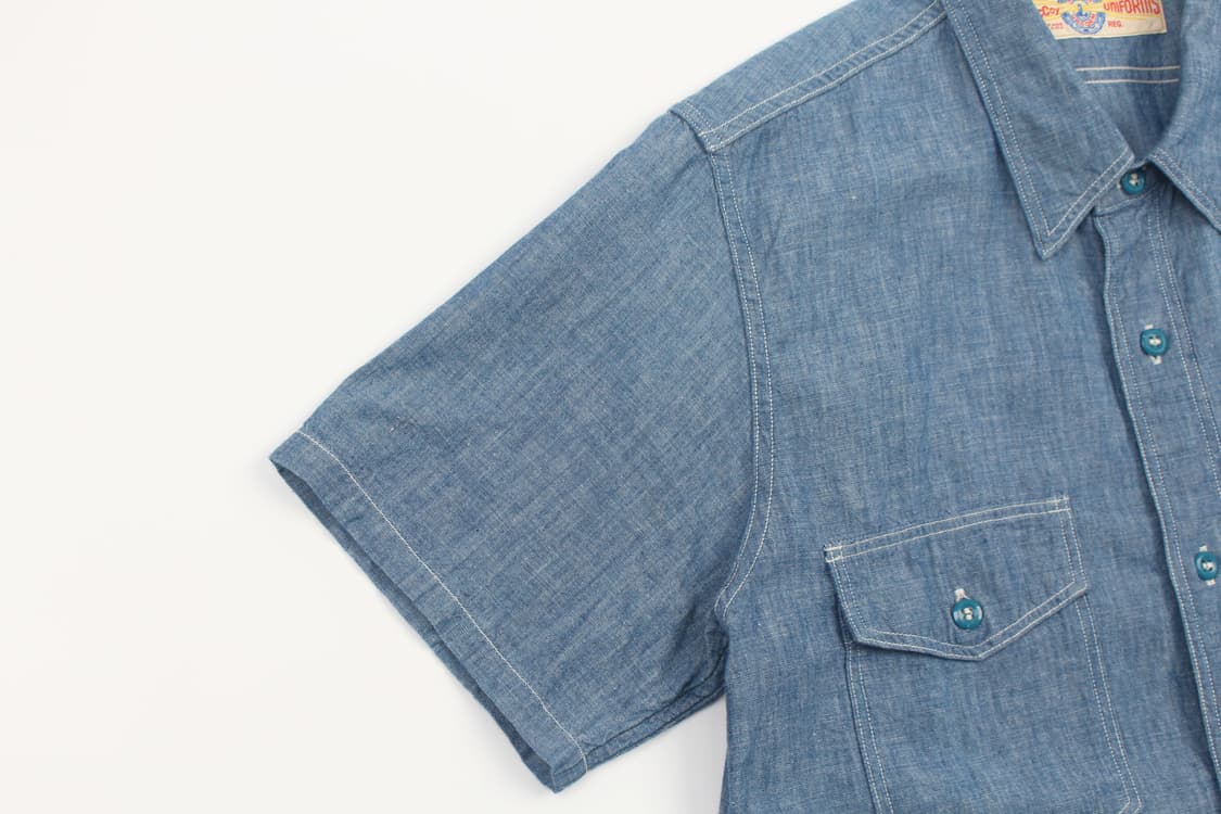 THE REAL McCOY’S USN Chambray Utility Sh 상품이미지4