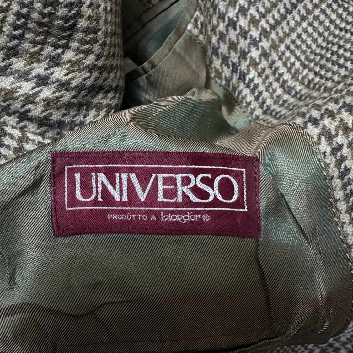 유니버소 남성 클래식 체크 자켓 M/95  상품이미지4