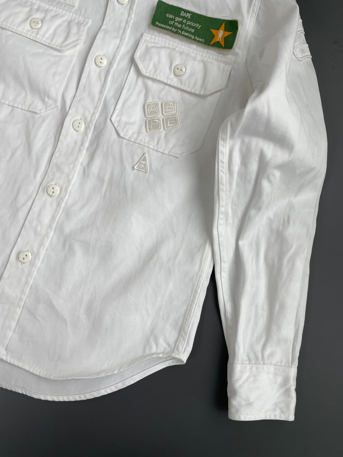 [M] BAPE 베이프 여성 유틸리티 셔츠 상품이미지5