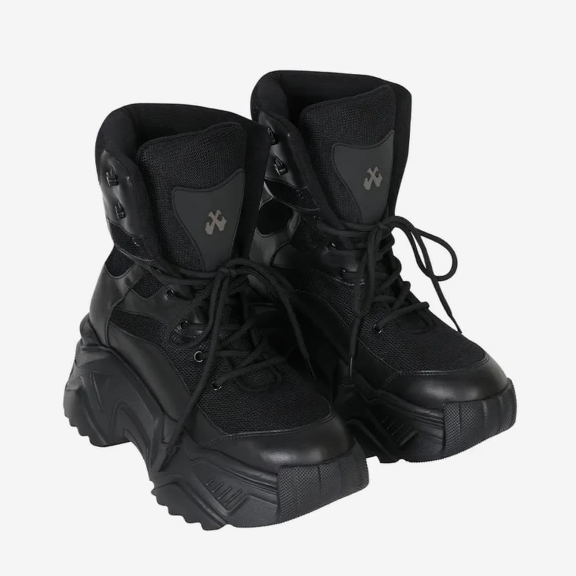 와이이이엘 플랫폼 부츠 블랙 상품이미지1