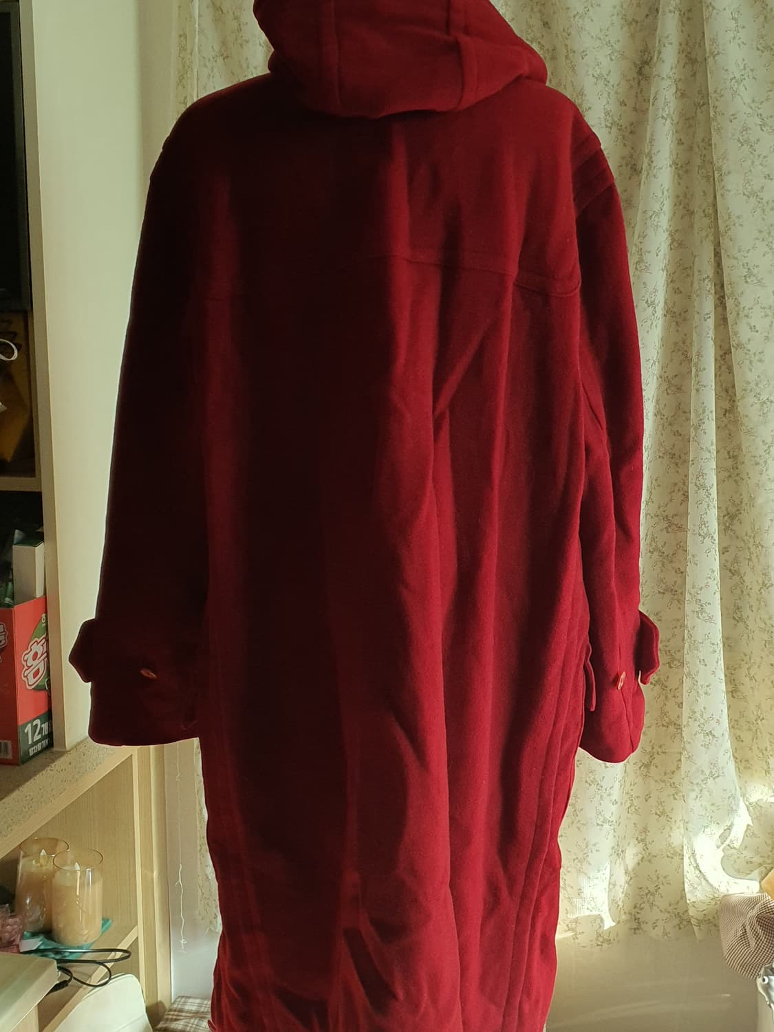 [y2k] 레드 후드 떡볶이 코트 도깨비 여주코트 상품이미지6