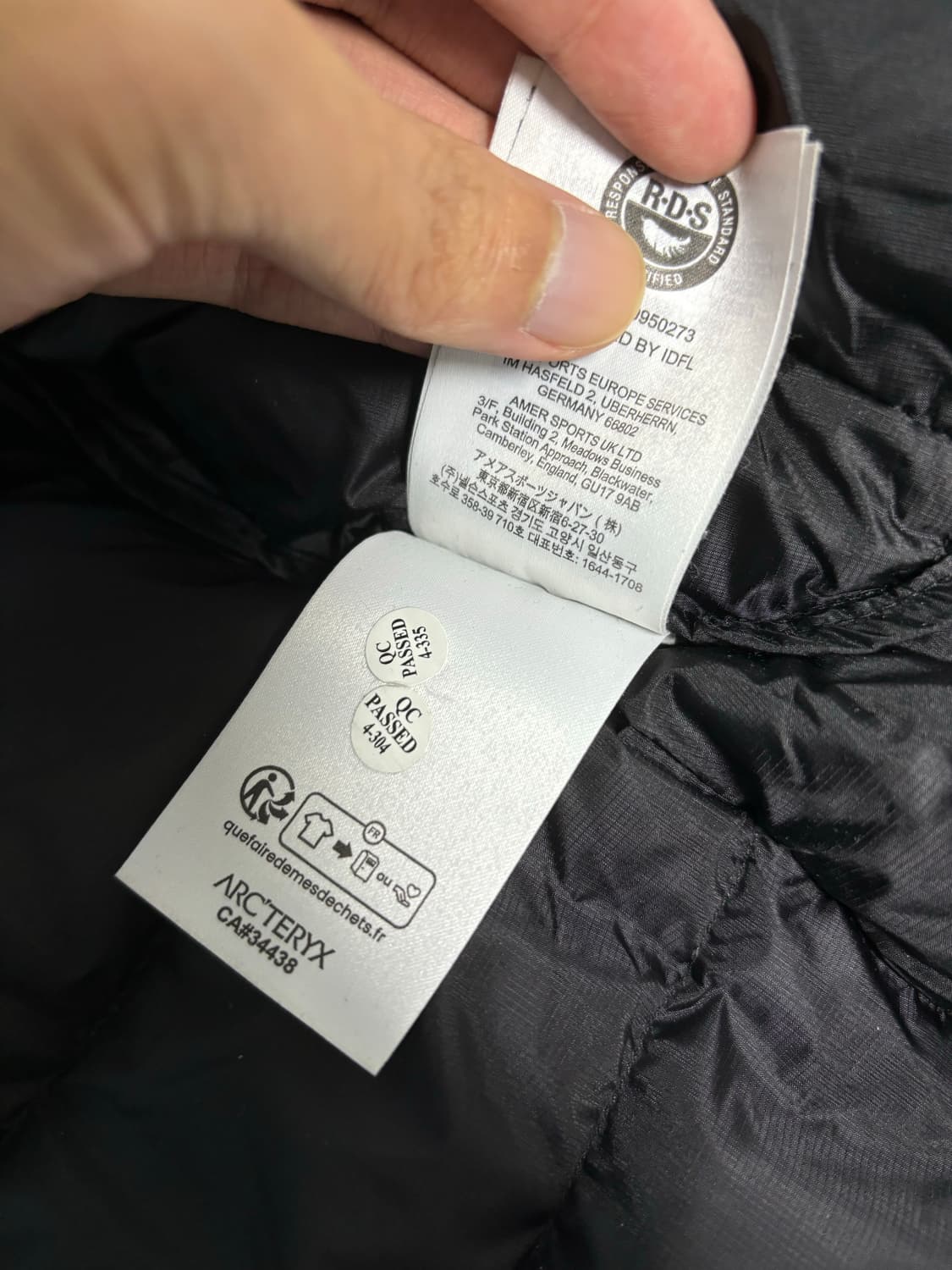 [S] 아크테릭스 토륨 후디 블랙 상품이미지6