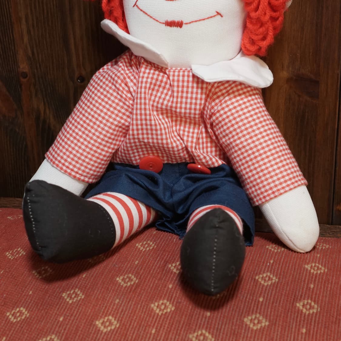 vintage  Raggedy Ann 핸드메이드 인형 상품이미지3