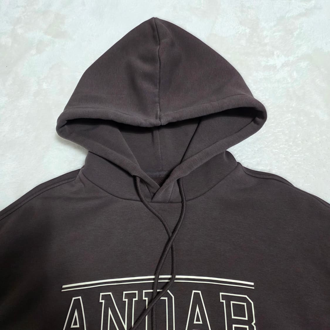 (95)여성 안다르 시그니쳐 로고 기모 후드티  상품이미지2