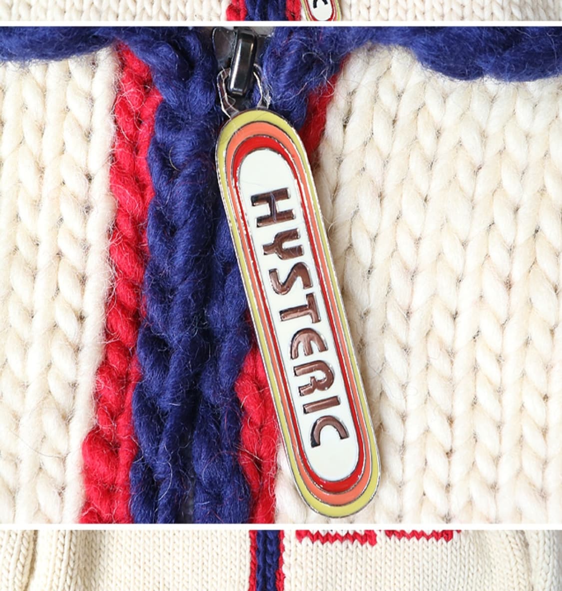 Hysteric Glamour 히스테릭 글래머 울100% 도톰한  코위찬 상품이미지3