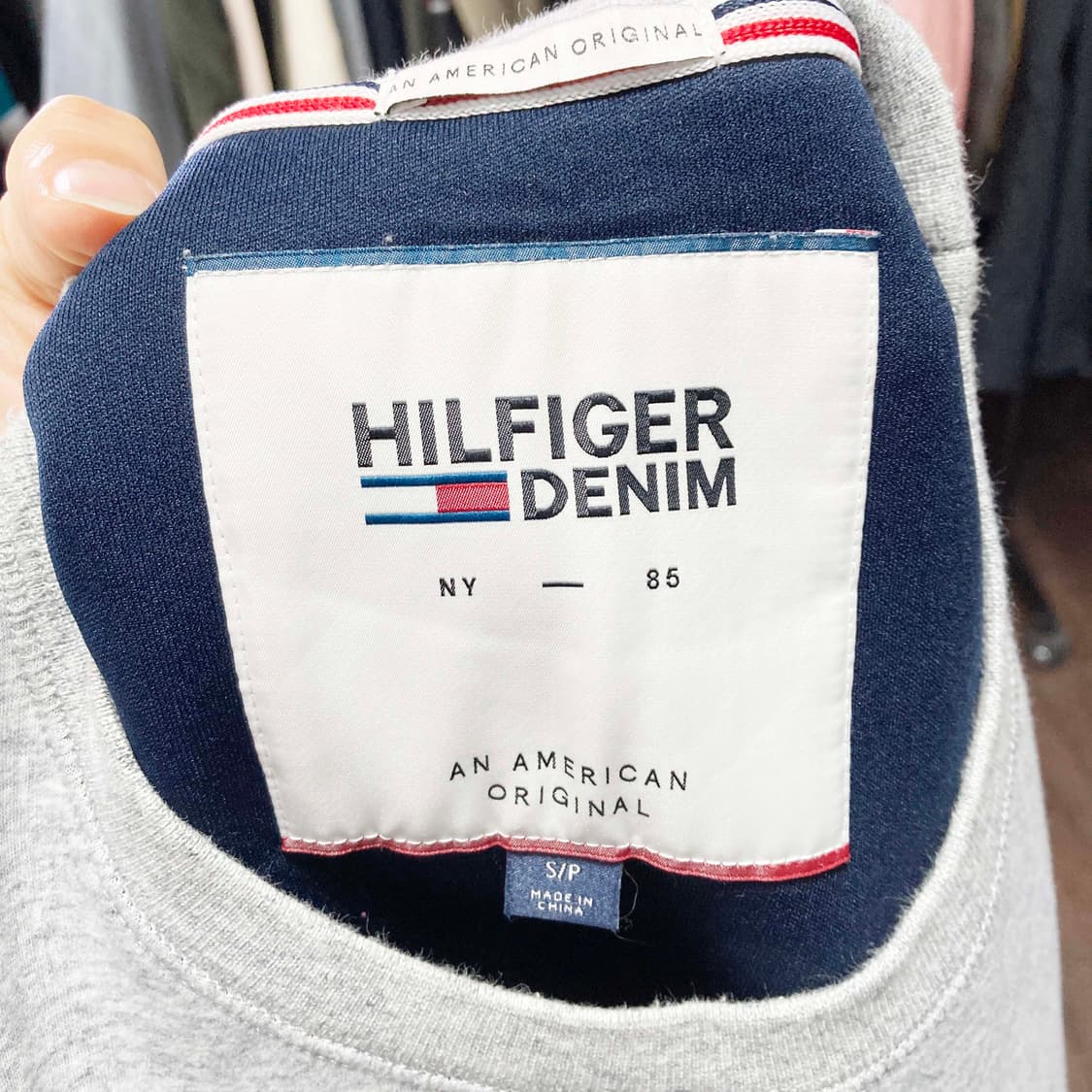 힐피거데님 여성네오프랜 맨투맨 S 상품이미지4